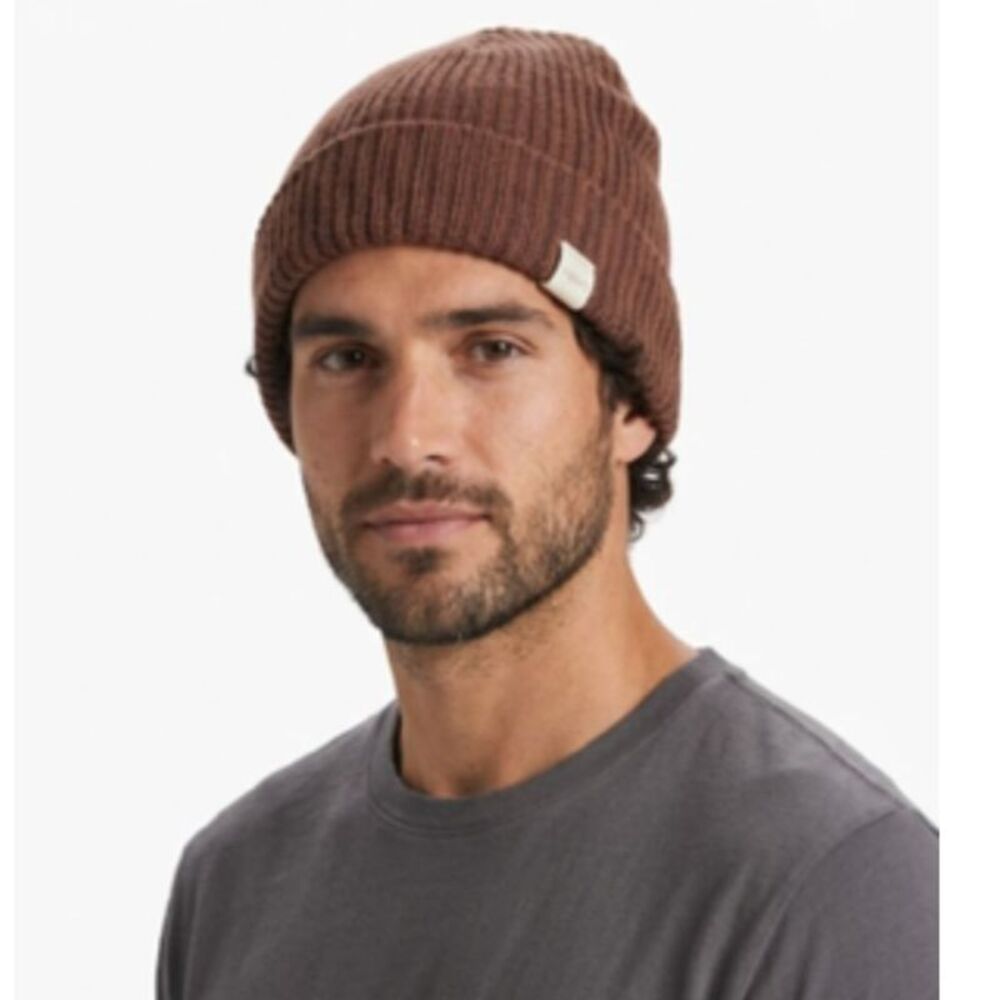 Vuori Unisex Nutmeg Brown Knit Beanie Hat